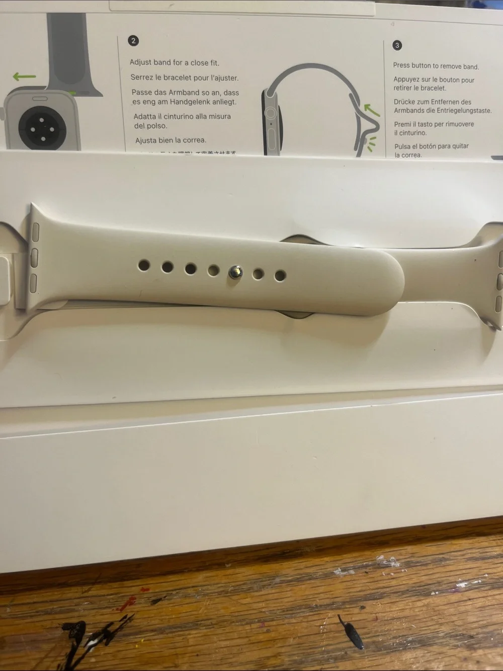 Apple Silicone Smartwatch Band - Light Beige